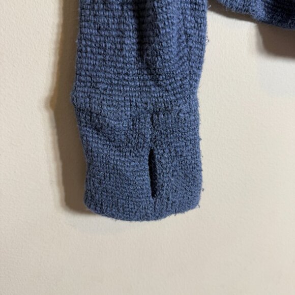 Sweaty Betty Bouclé Funnel Neck Sweatshirt Pullover Women's Medium 8-10 Blue - Picture 9 of 15